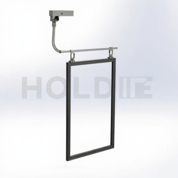 Magnetic Swing Arm with Clips and A4 Frame retail display